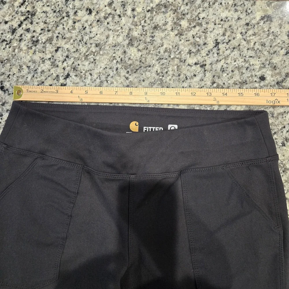 Carhartt Force Utility Leggings Women Large Black Fitted Work Pants - Picture 3 of 7
